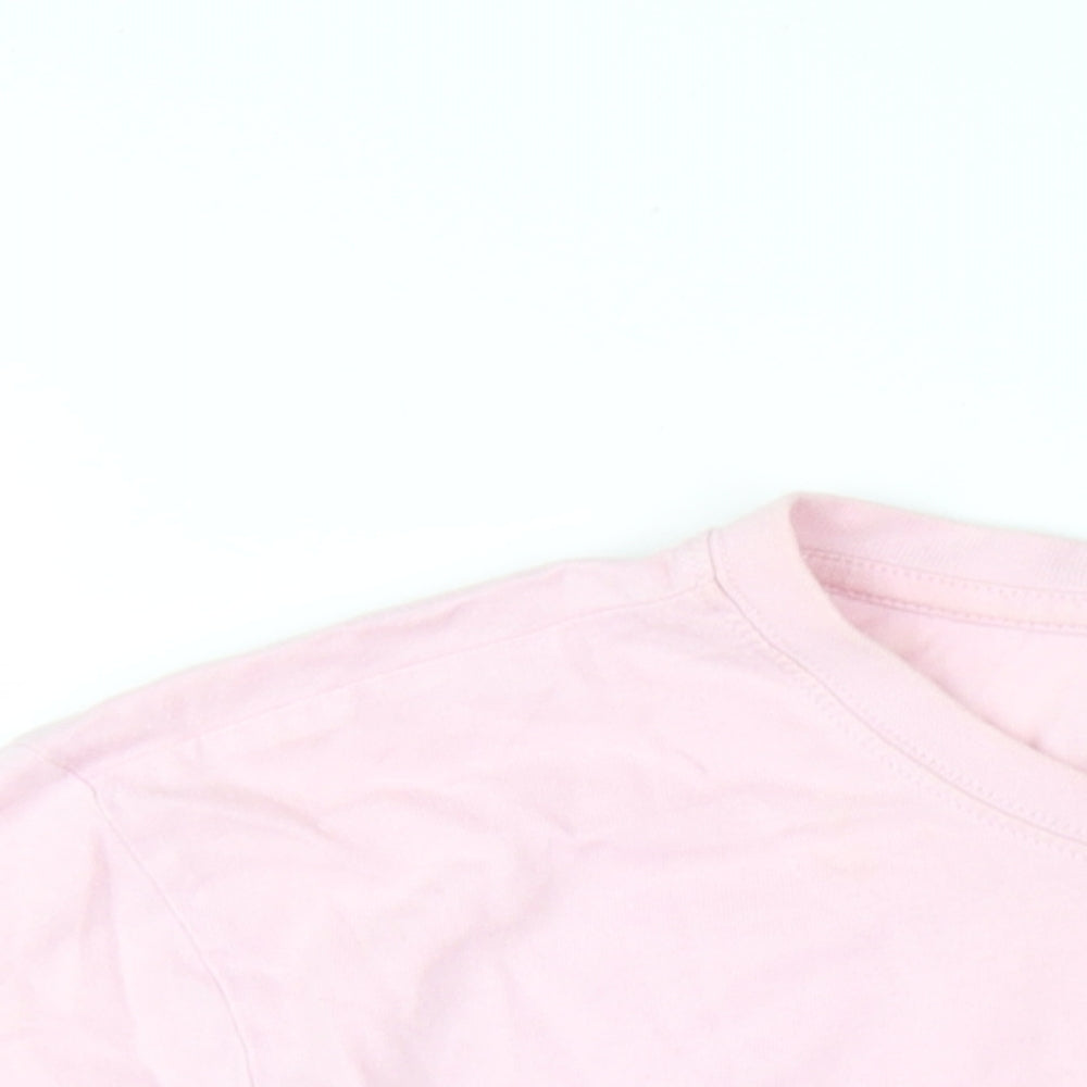 Element Mens Pink Cotton T-Shirt Size XS Round Neck