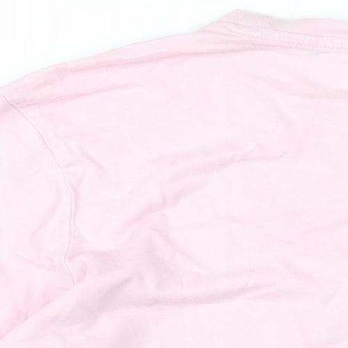 Element Mens Pink Cotton T-Shirt Size XS Round Neck