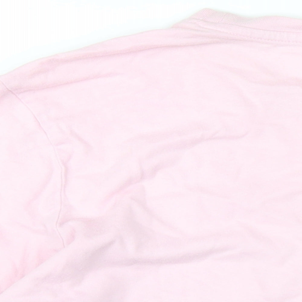 Element Mens Pink Cotton T-Shirt Size XS Round Neck