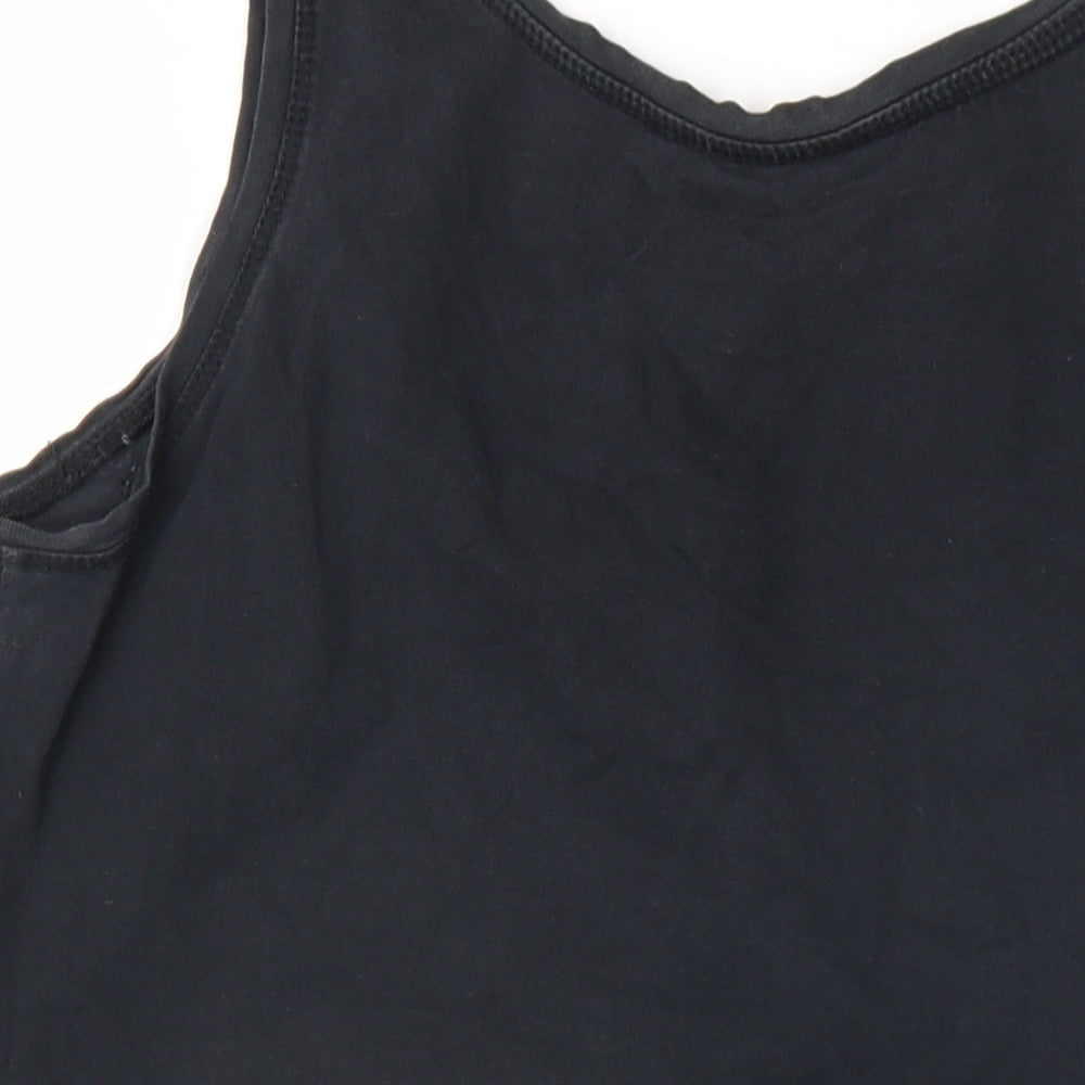 Sandwich Womens Black Viscose Tank Dress Size M Scoop Neck Pullover