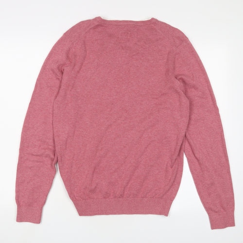 Jeff Banks Men's Pink Cotton Pullover, Size S