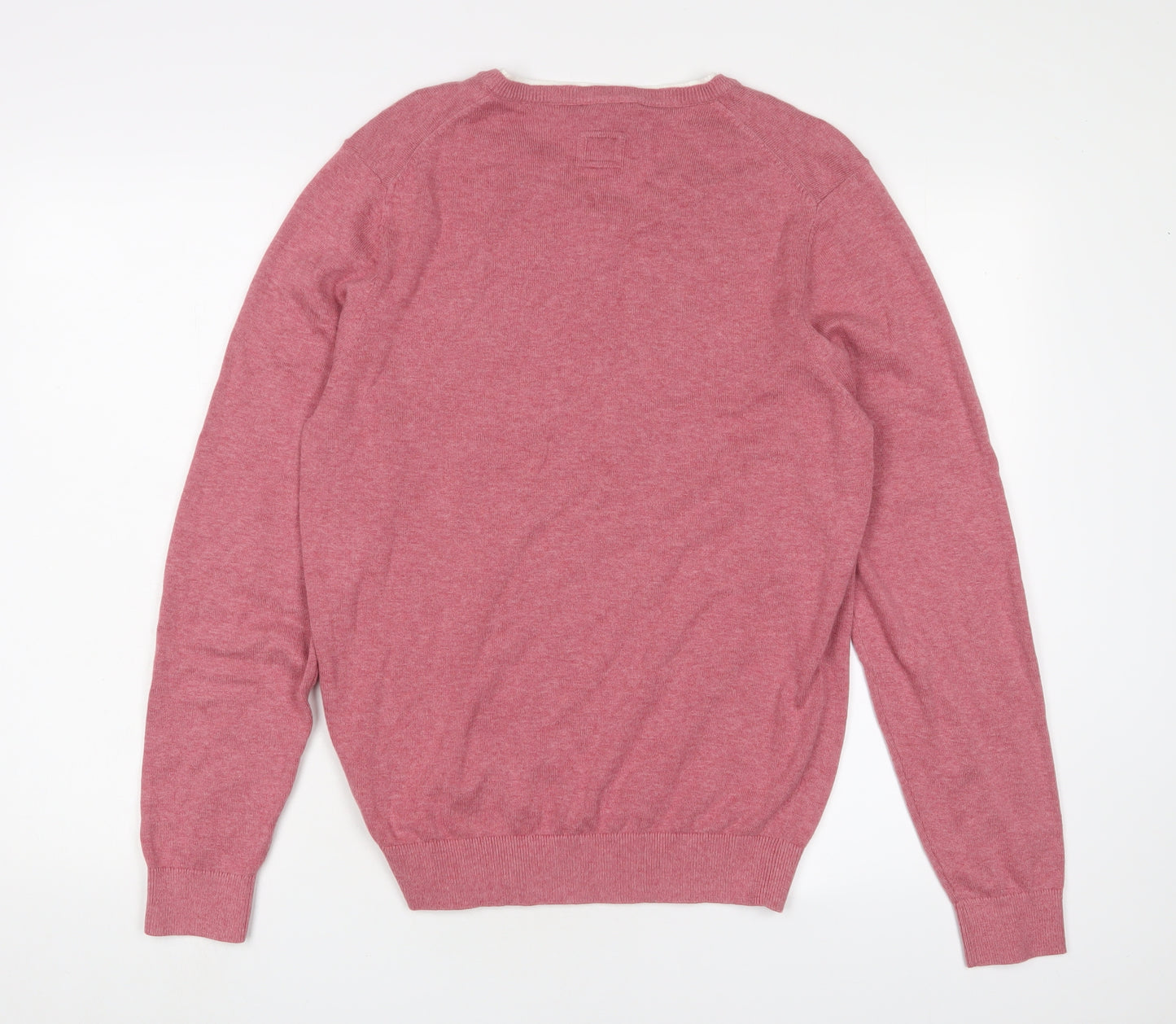 Jeff Banks Men's Pink Cotton Pullover, Size S