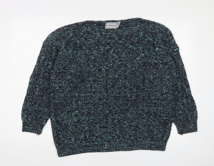 Forenza Women's Multicoloured Cable-Knit Jumper - Size M