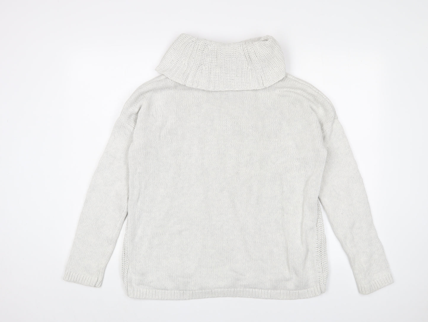 Rachel Zoe Women's White Cowl Neck Pullover Size L