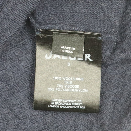 Jaeger Women's Blue Pullover Jumper, Size S