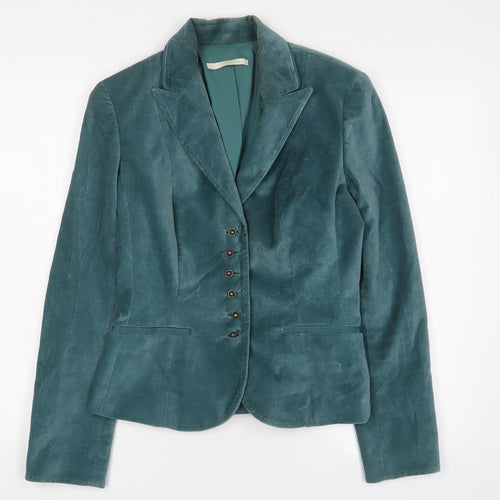 Elie New York Women's Green Velvet Blazer Size 12
