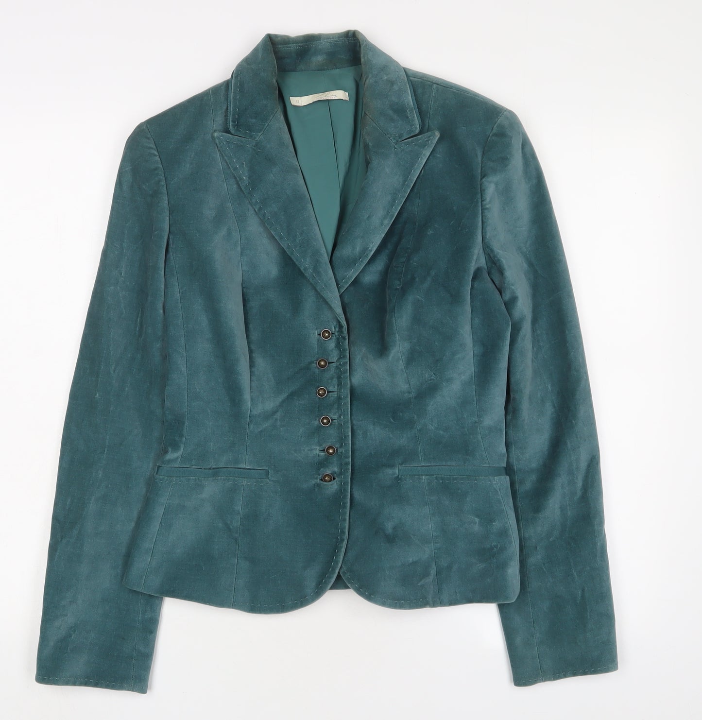 Elie New York Women's Green Velvet Blazer Size 12