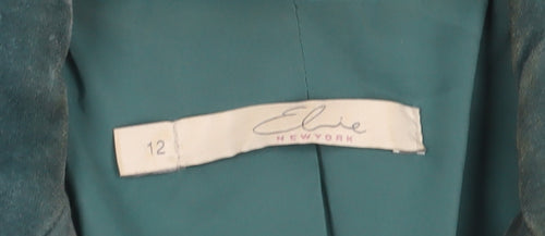 Elie New York Women's Green Velvet Blazer Size 12