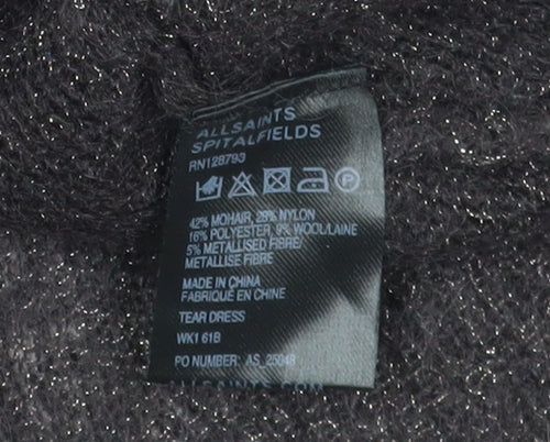 AllSaints Women's Black Pullover Jumper, Size 8