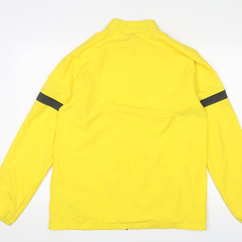 Nike Men's Yellow Windbreaker Jacket L