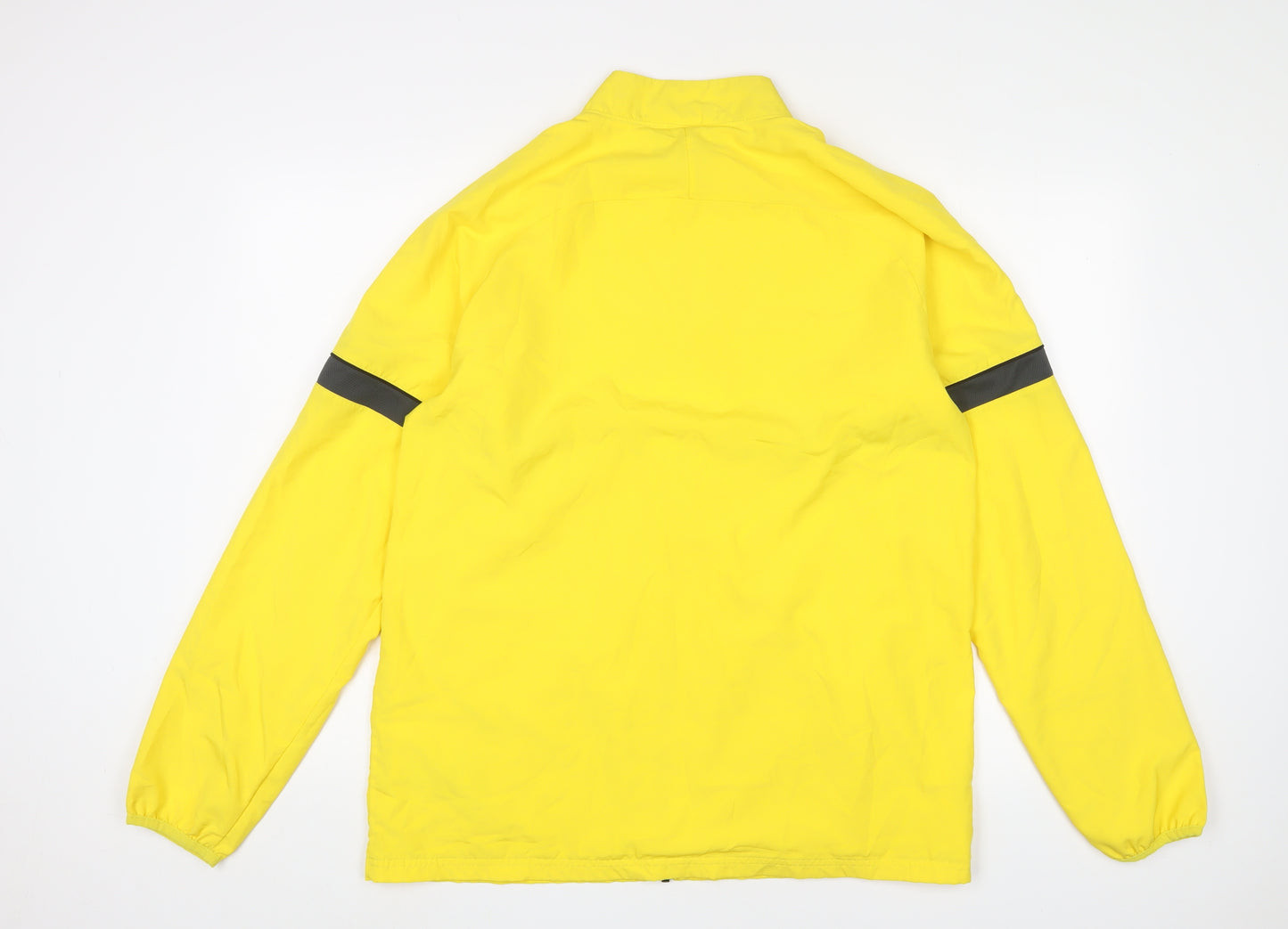 Nike Men's Yellow Windbreaker Jacket L