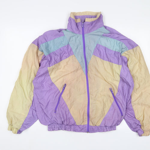 Shamp Women's Multicoloured Retro Windbreaker Size 10