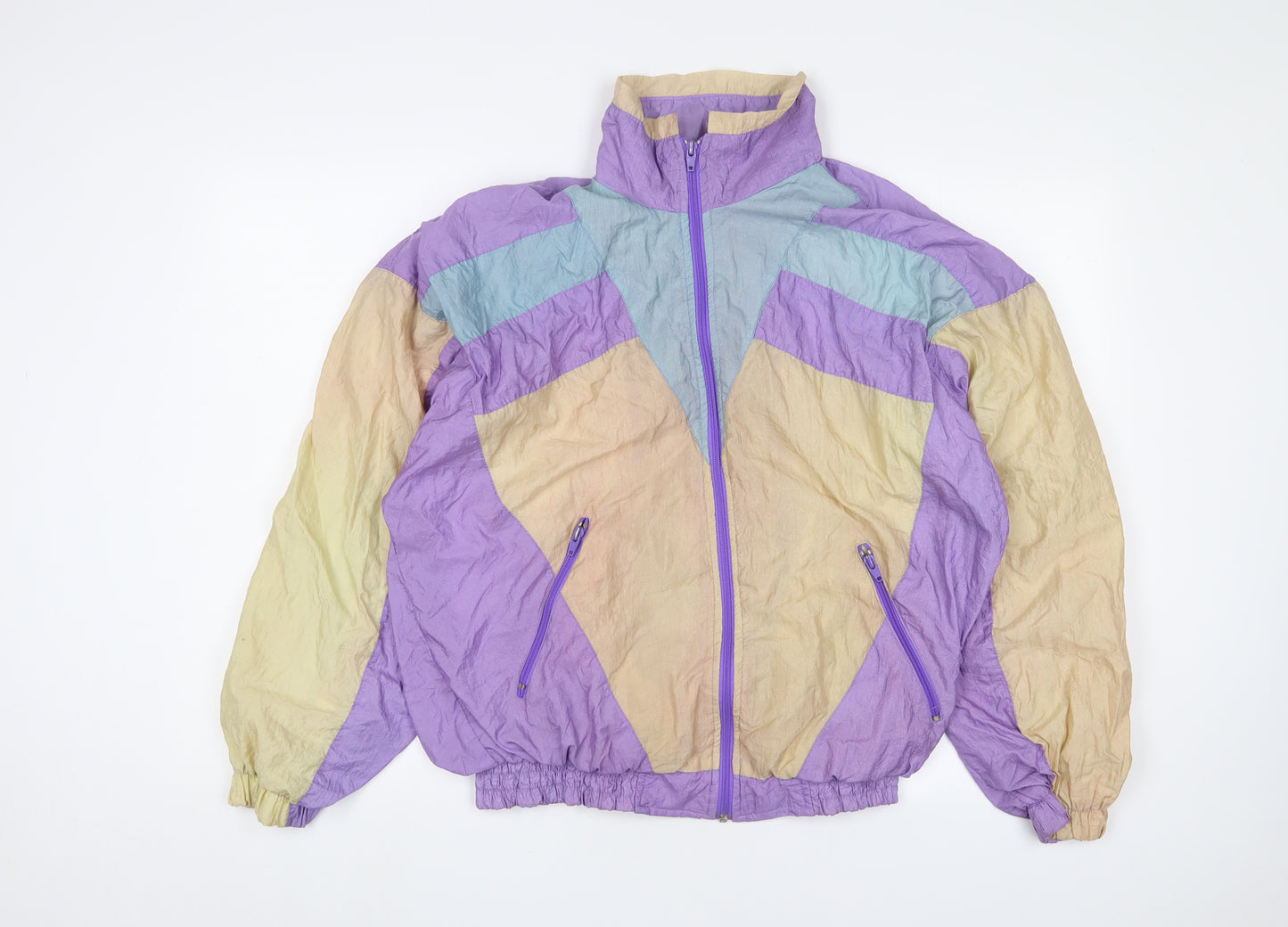 Shamp Women's Multicoloured Retro Windbreaker Size 10