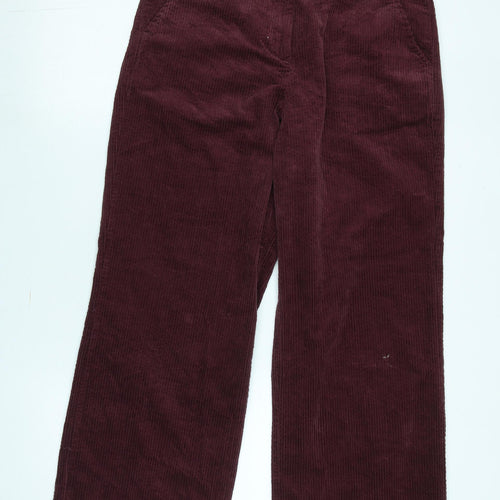 Seasalt Cornwall Women's Purple Wide-Leg Trousers 12
