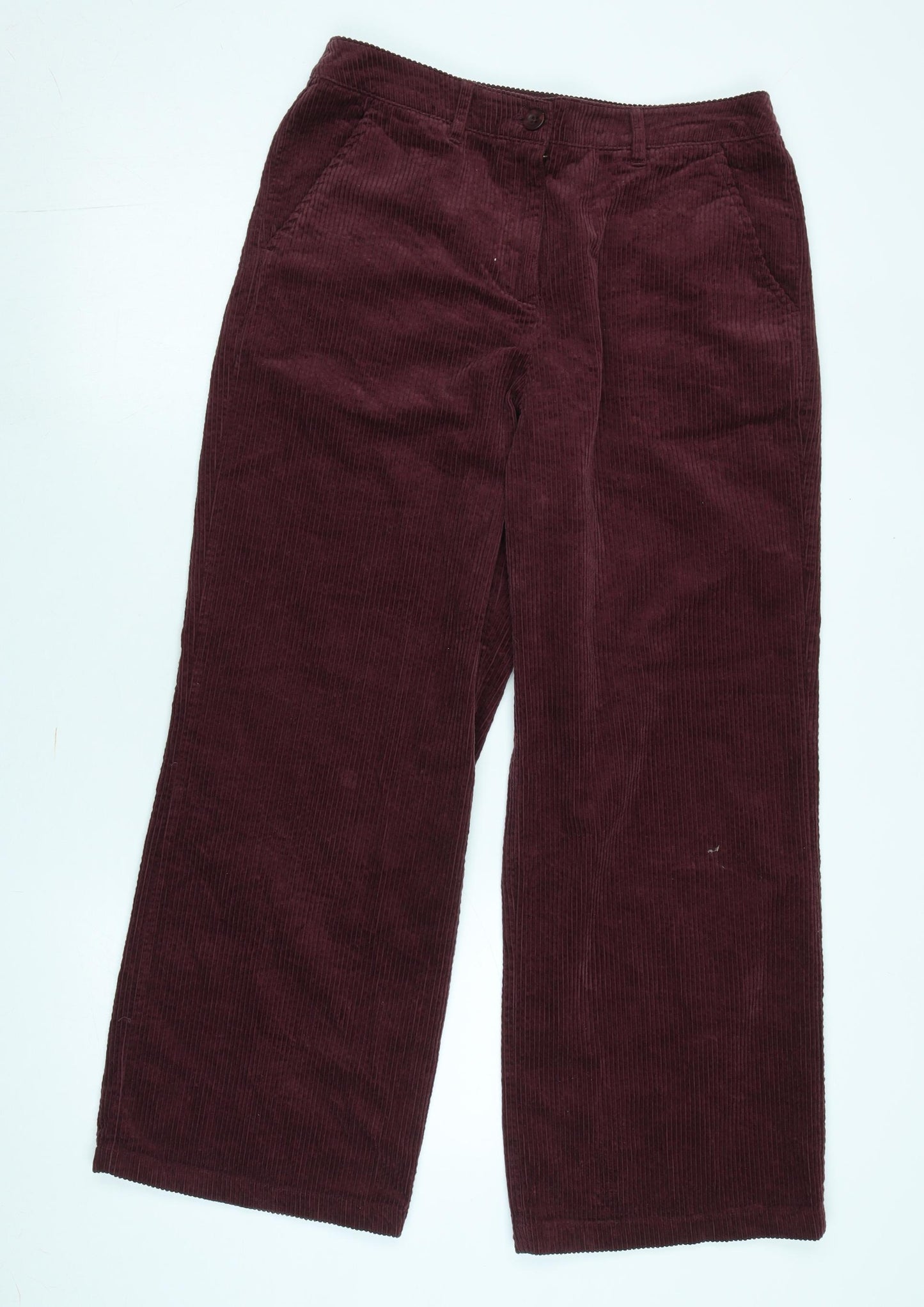 Seasalt Cornwall Women's Purple Wide-Leg Trousers 12