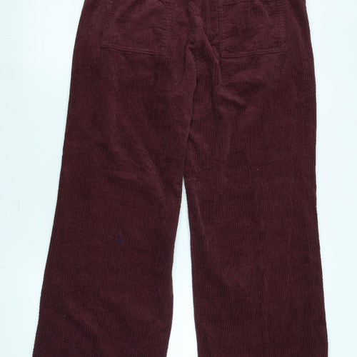 Seasalt Cornwall Women's Purple Wide-Leg Trousers 12