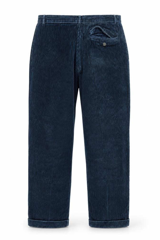 Ripley Men's Blue Corduroy Trousers Size 34L