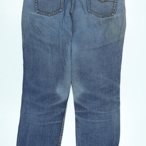Cotton Traders Men's Blue Straight Leg Jeans Size L