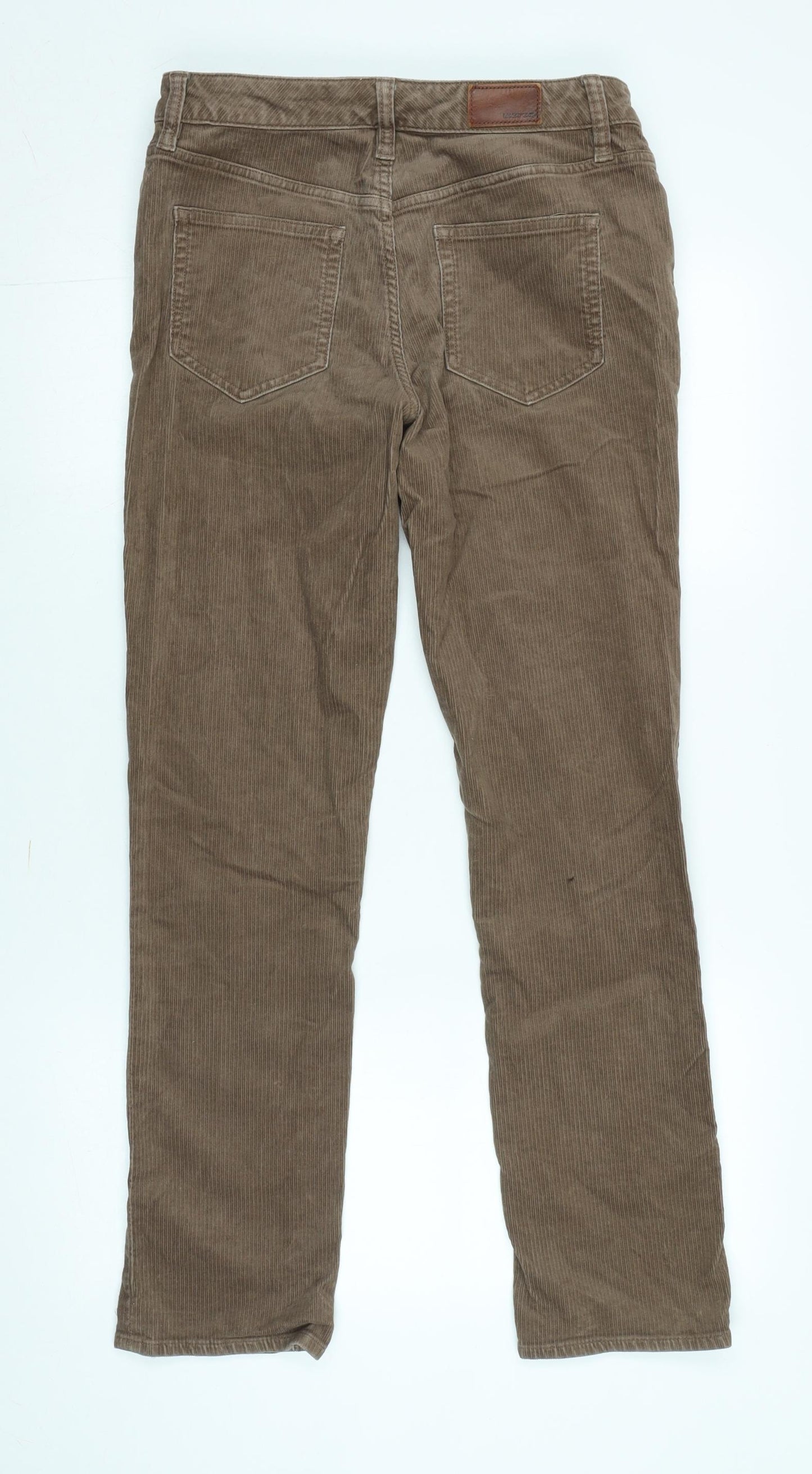 Lands' End Women's Brown Corduroy Trousers Size 10