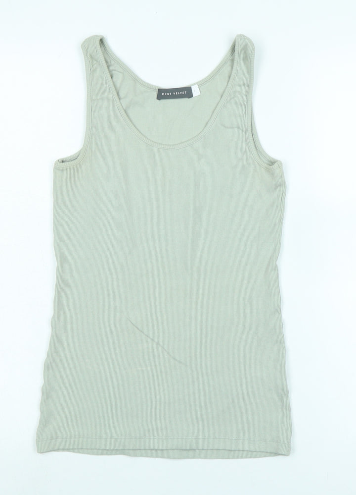Mint Velvet Women's Green Tank Top S for Yoga & Training
