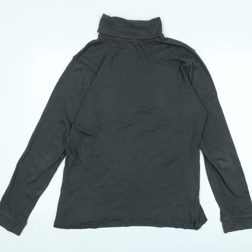 Mountain Warehouse Women's Black Long Sleeve Turtleneck Top