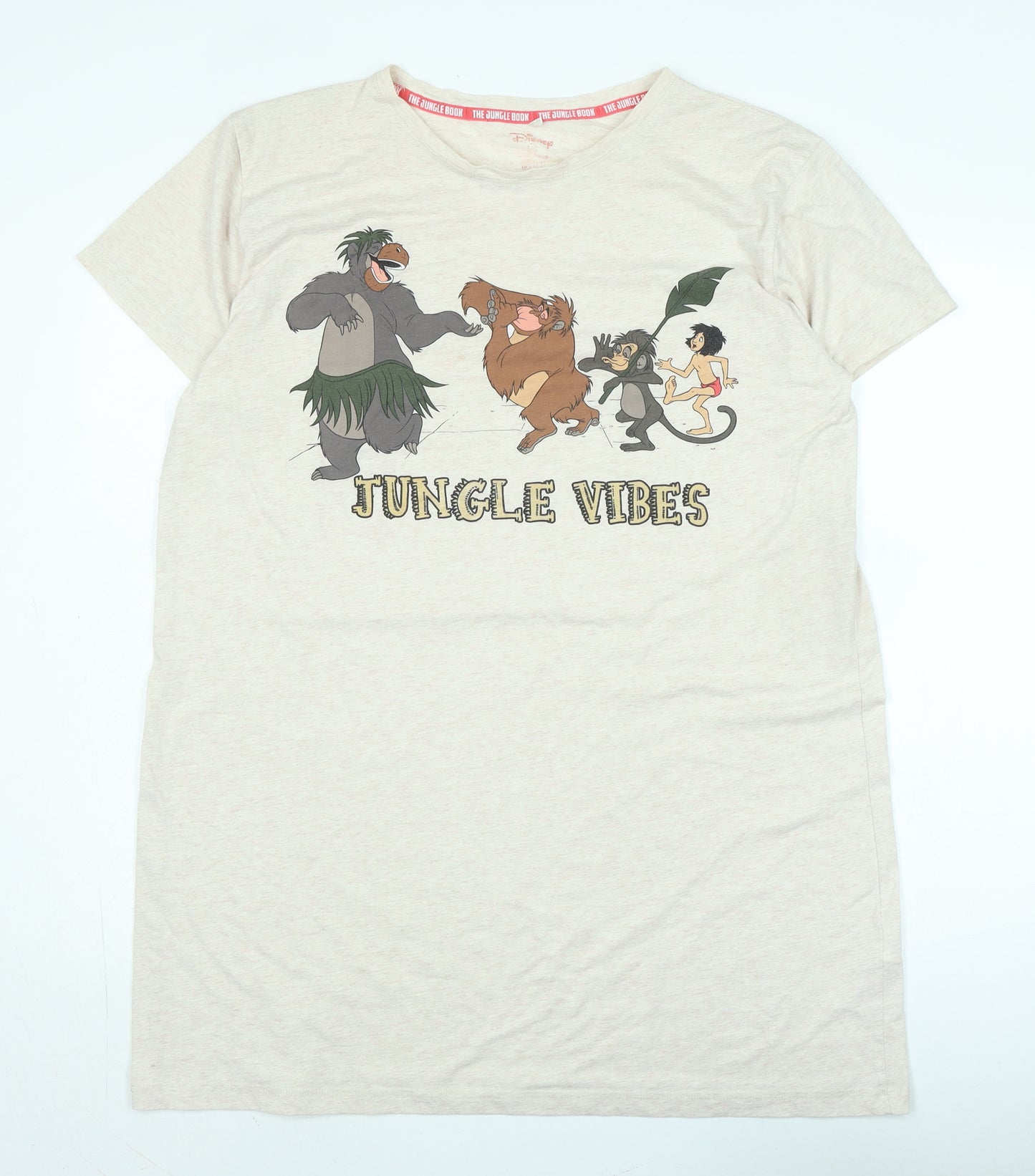 Disney Women Beige Jungle Book L Nightshirt Chemise