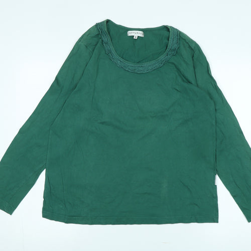 Tommy & Kate Women's Green Long Sleeve Top Size 16