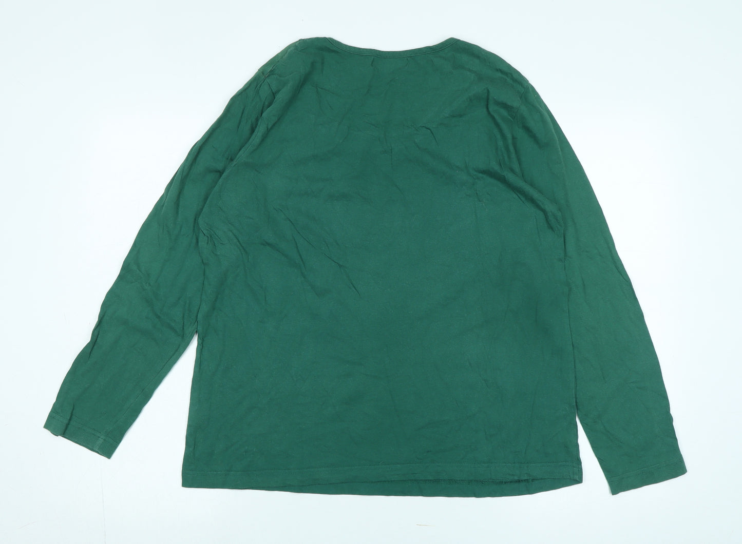 Tommy & Kate Women's Green Long Sleeve Top Size 16