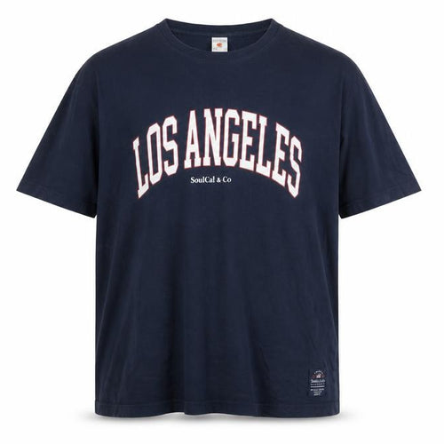 SoulCal & Co Men's 2XL Blue Crew Neck T-Shirt