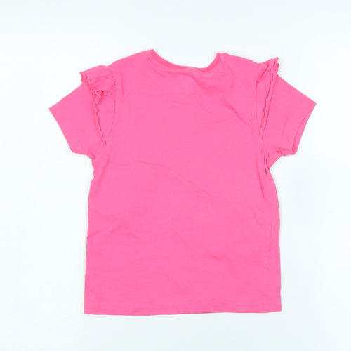 Paw Patrol Girls Pink T-Shirt 5 Years with Graphic Print