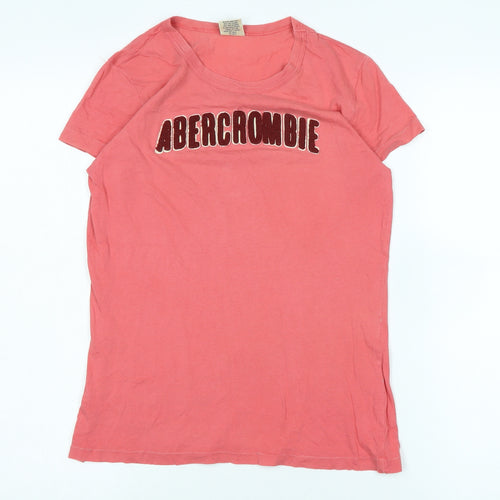Abercrombie Pink T-Shirt, Women's Medium, 100% Cotton