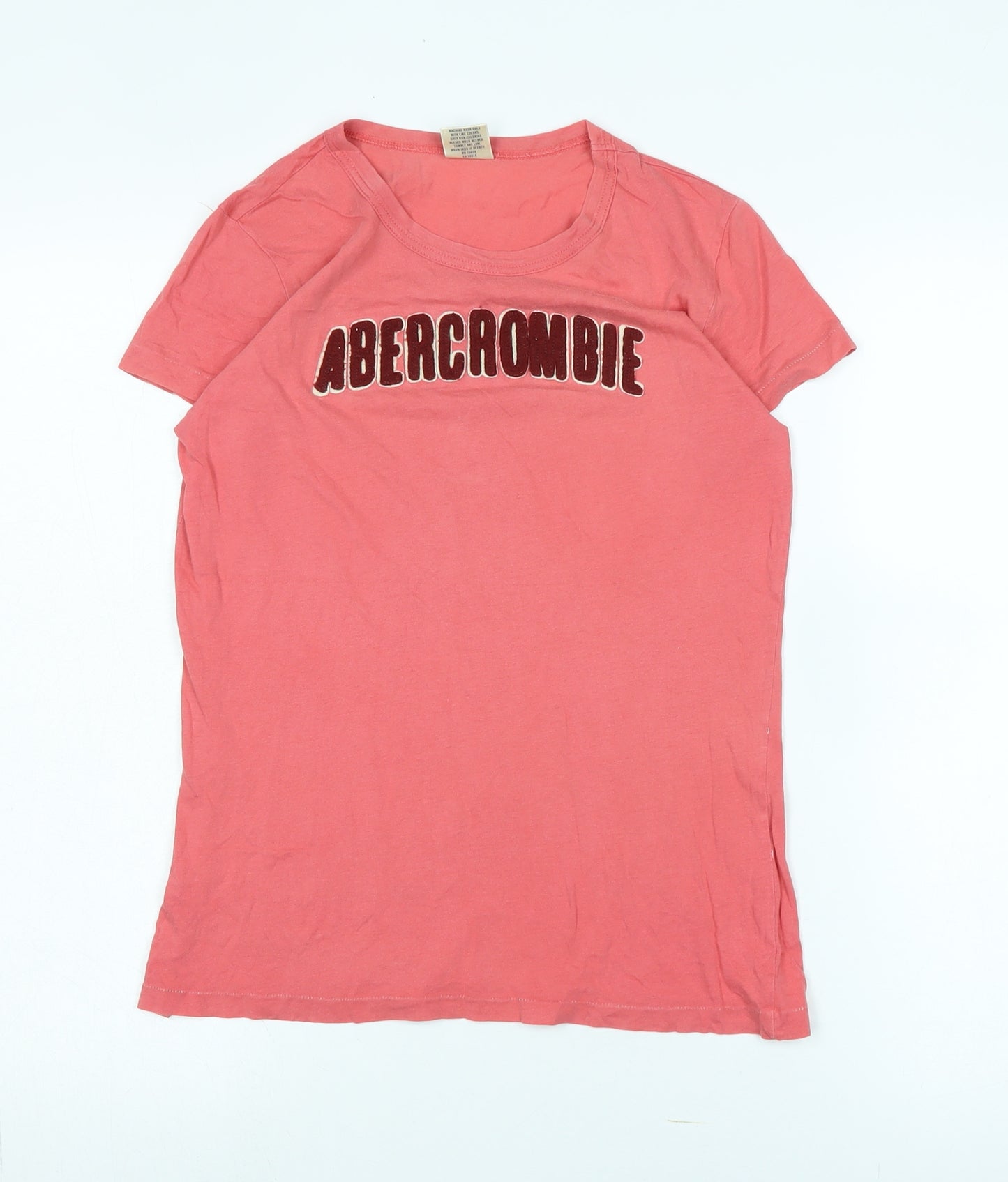 Abercrombie Pink T-Shirt, Women's Medium, 100% Cotton