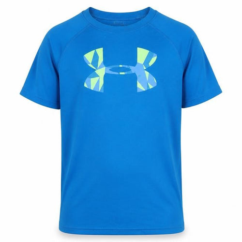 Under Armour Boys Blue T-Shirt M Sports Activewear
