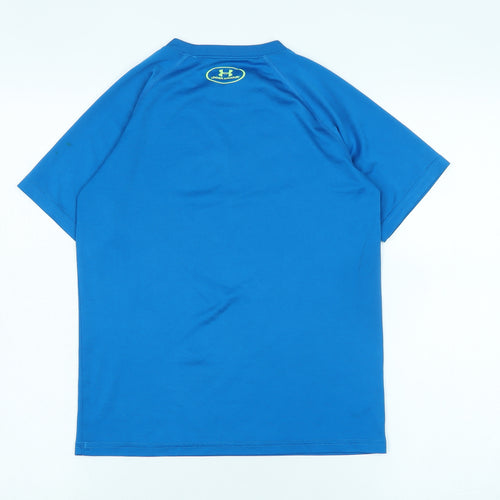 Under Armour Boys Blue T-Shirt M Sports Activewear