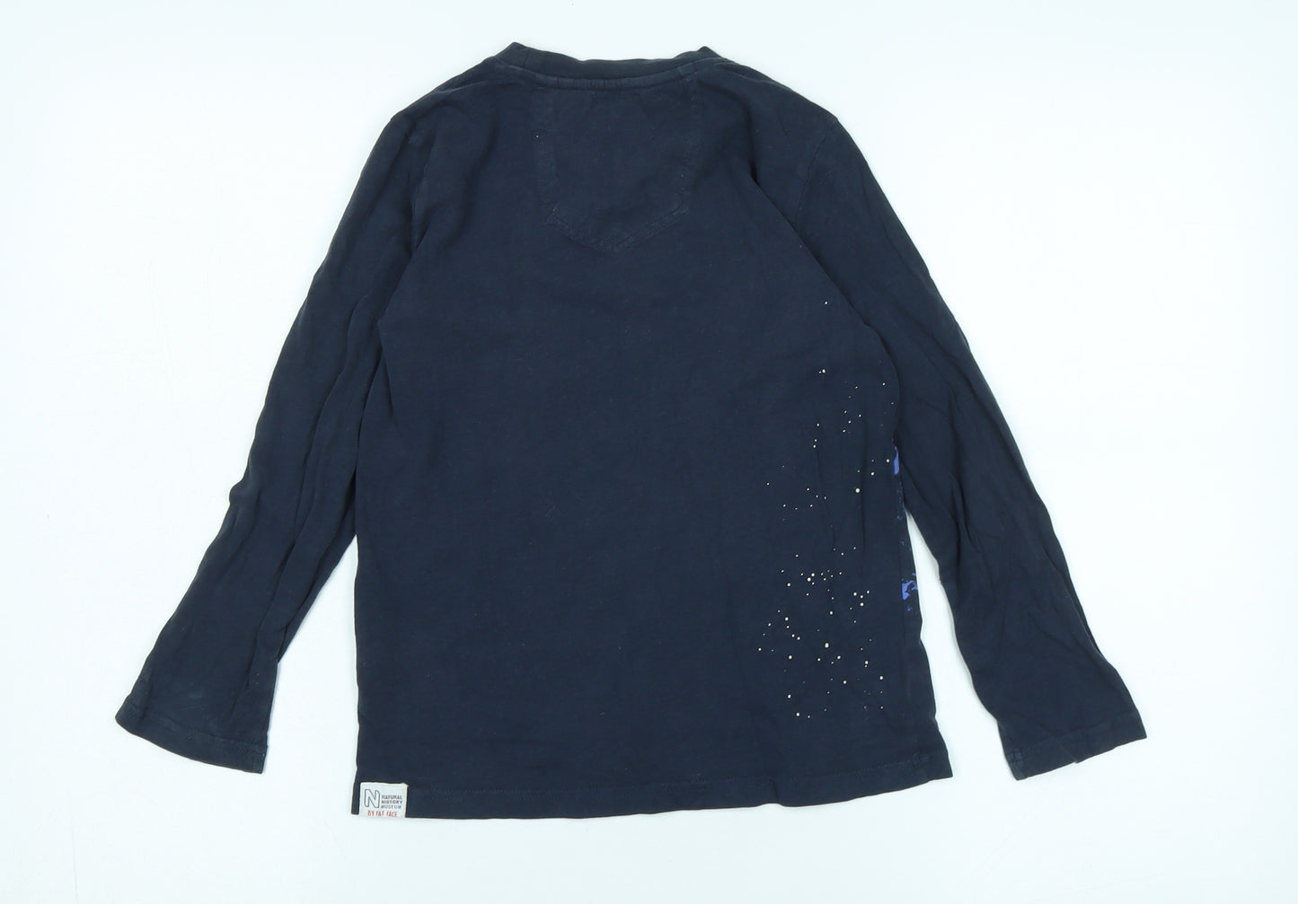 FatFace Boys Navy Graphic Long Sleeve T-Shirt, Size 7-8 Years
