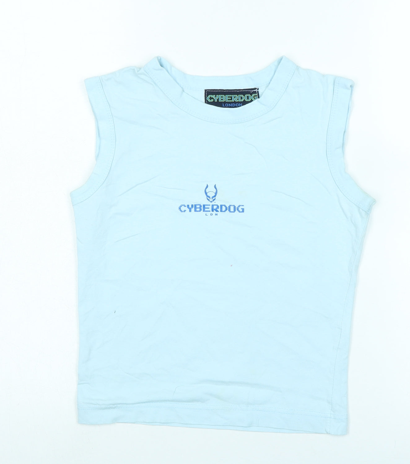 Cyberdog Women's Blue Jersey Tank S Casual