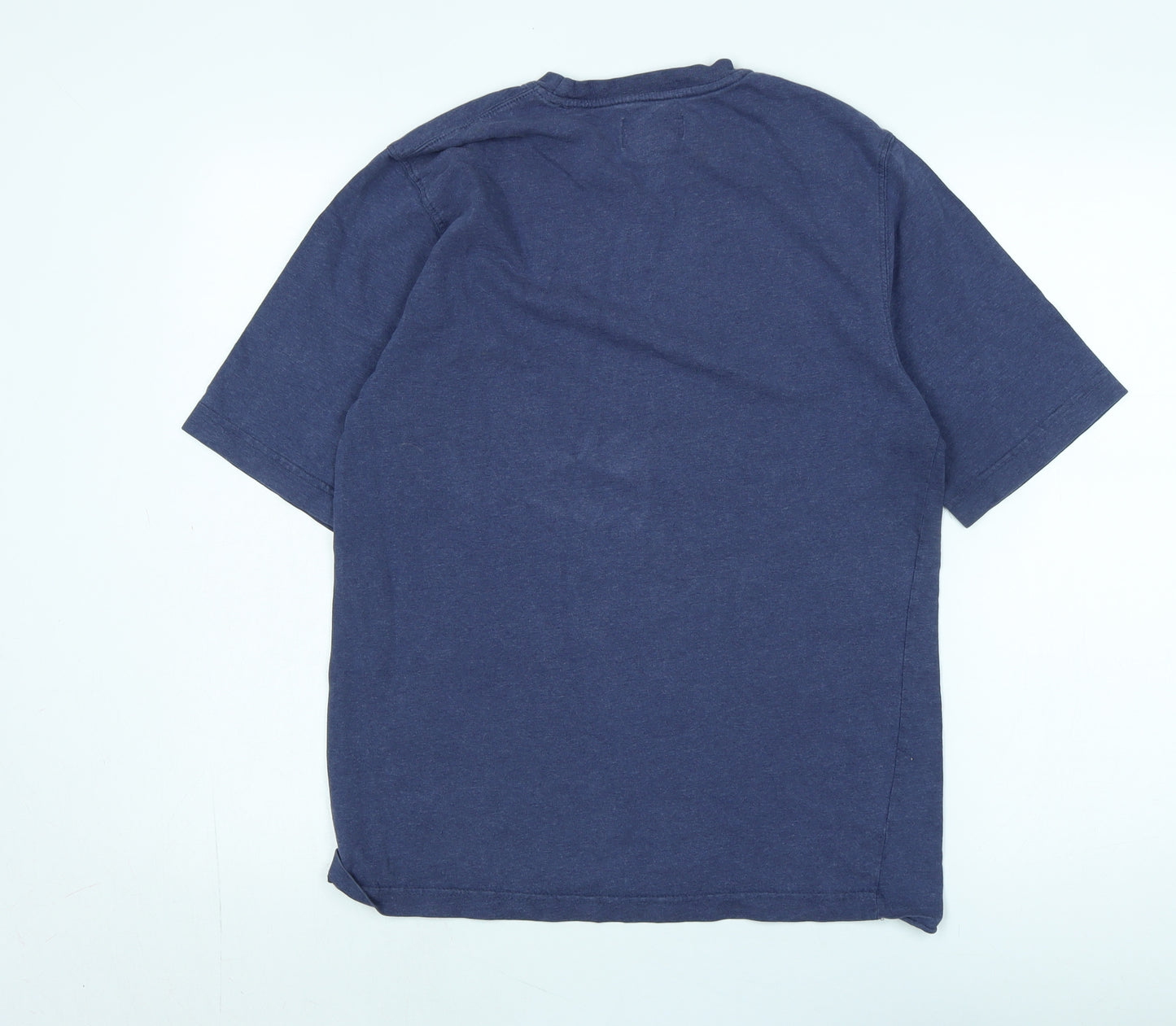 Sonoma Men's Blue Cotton T-Shirt, Regular Fit, Size S