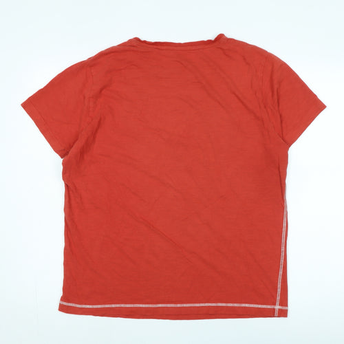 Easy Clothing Suppliers Men's Red Graphic T-Shirt L