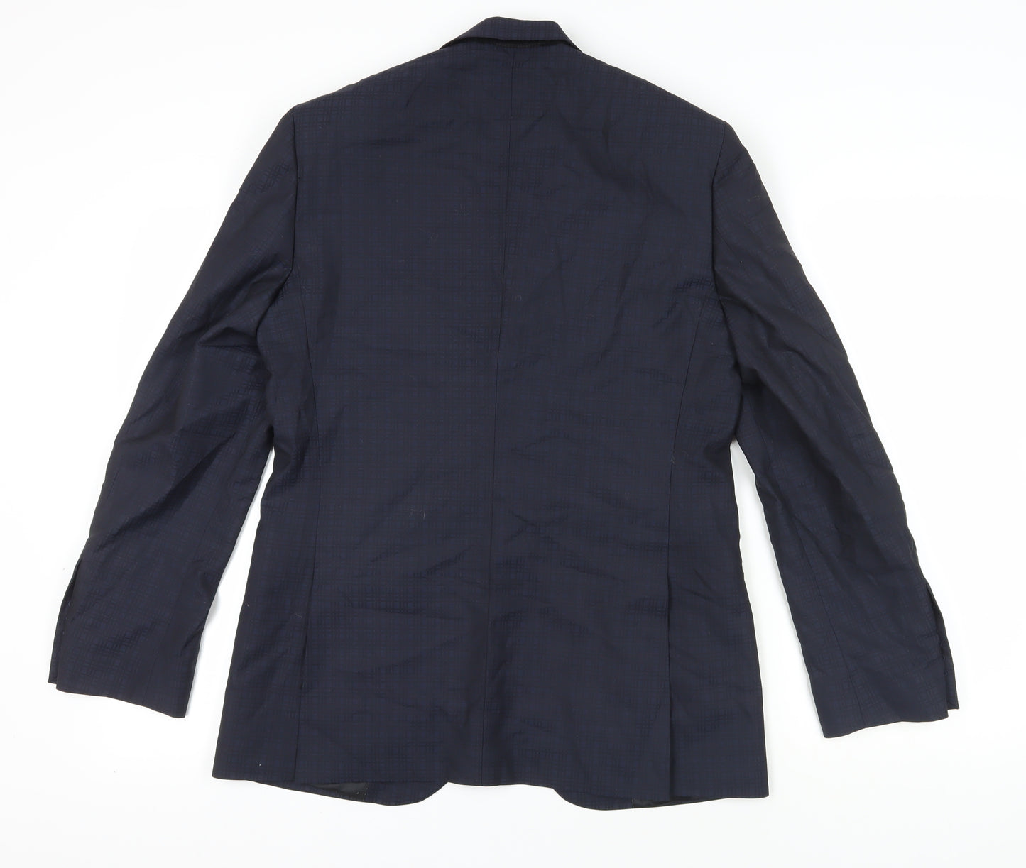 Jaeger Men's Navy Shawl Lapel Tuxedo Blazer Size 38