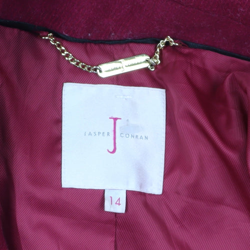 Jasper Conran Women's Red Overcoat Size 14