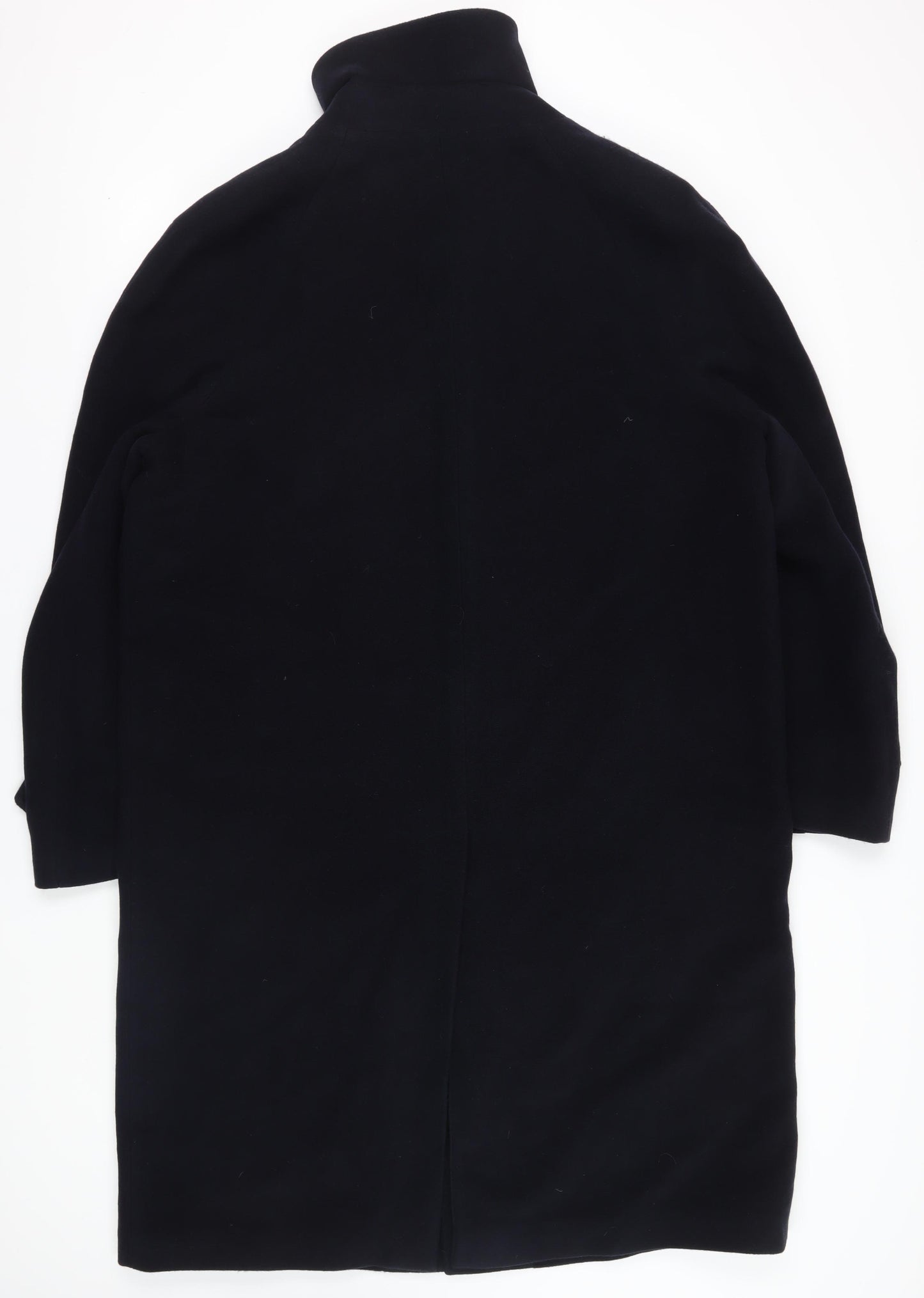 Marks and Spencer Men's Black Wool Overcoat, Size L