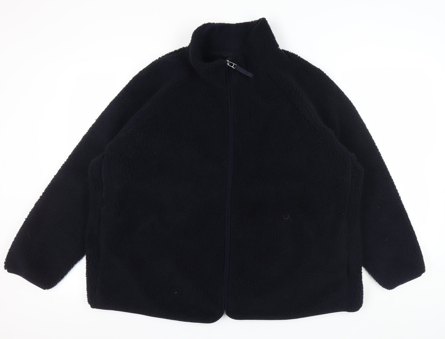 Marks and Spencer Women's Black Fleece Jacket Size 24