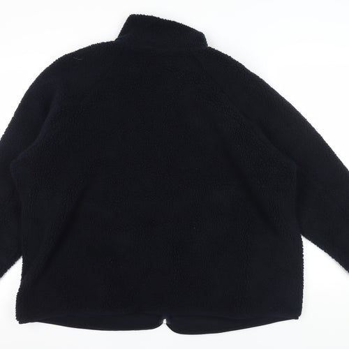 Marks and Spencer Women's Black Fleece Jacket Size 24