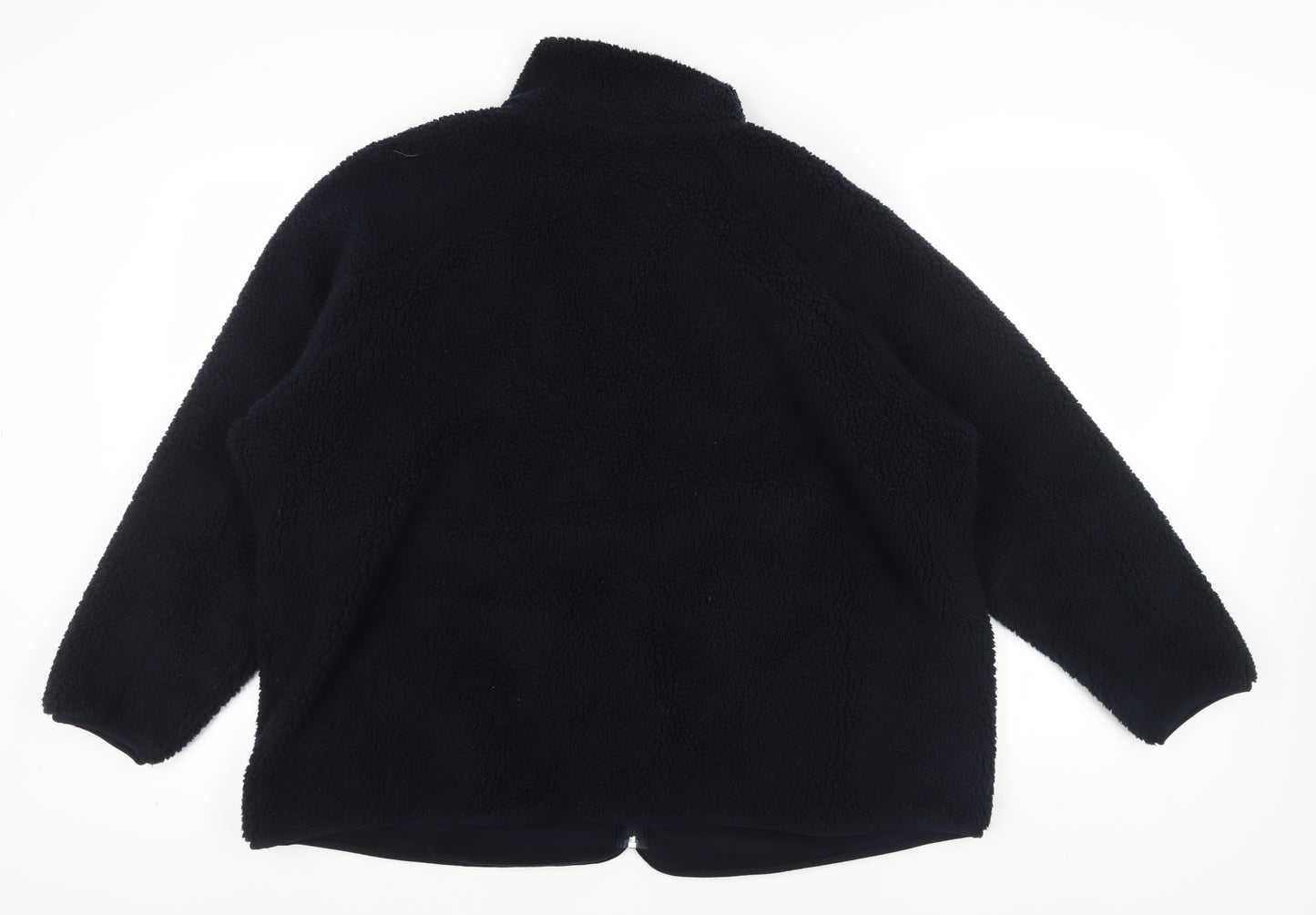 Marks and Spencer Women's Black Fleece Jacket Size 24