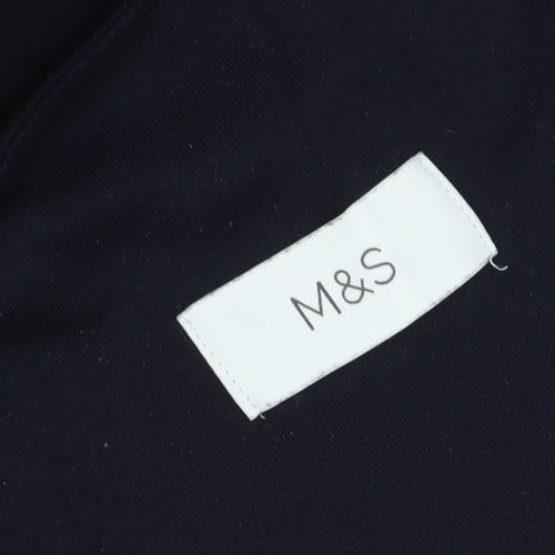 Marks and Spencer Women's Black Fleece Jacket Size 24