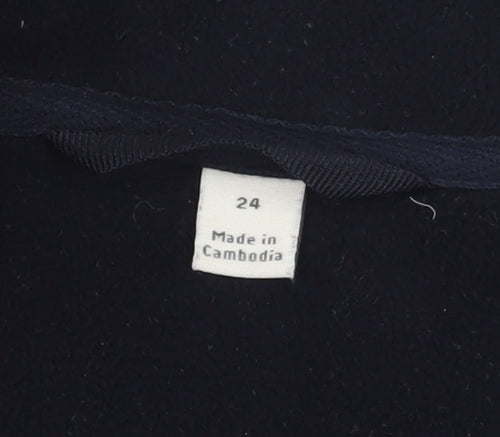 Marks and Spencer Women's Black Fleece Jacket Size 24