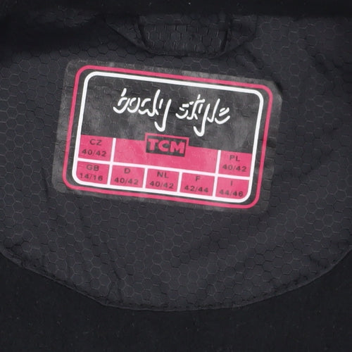 TCM Women's Black Windbreaker Jacket Size 14
