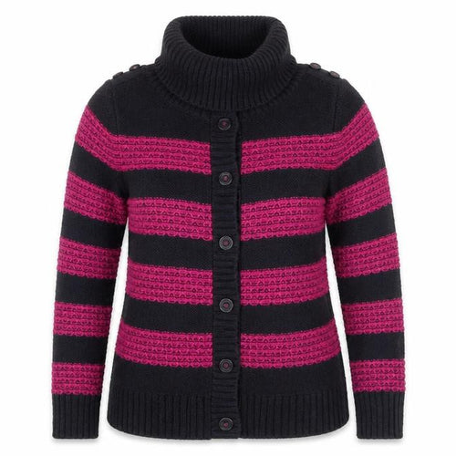 Marks and Spencer Women’s Black Striped Cardigan, Size 12