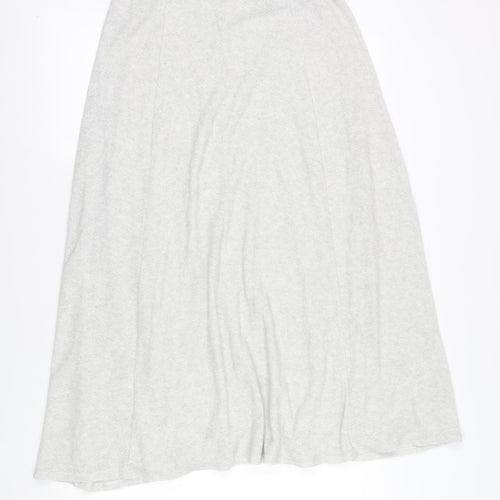 Zara Women's Grey Midi Skirt, Size 12, Casual Wear