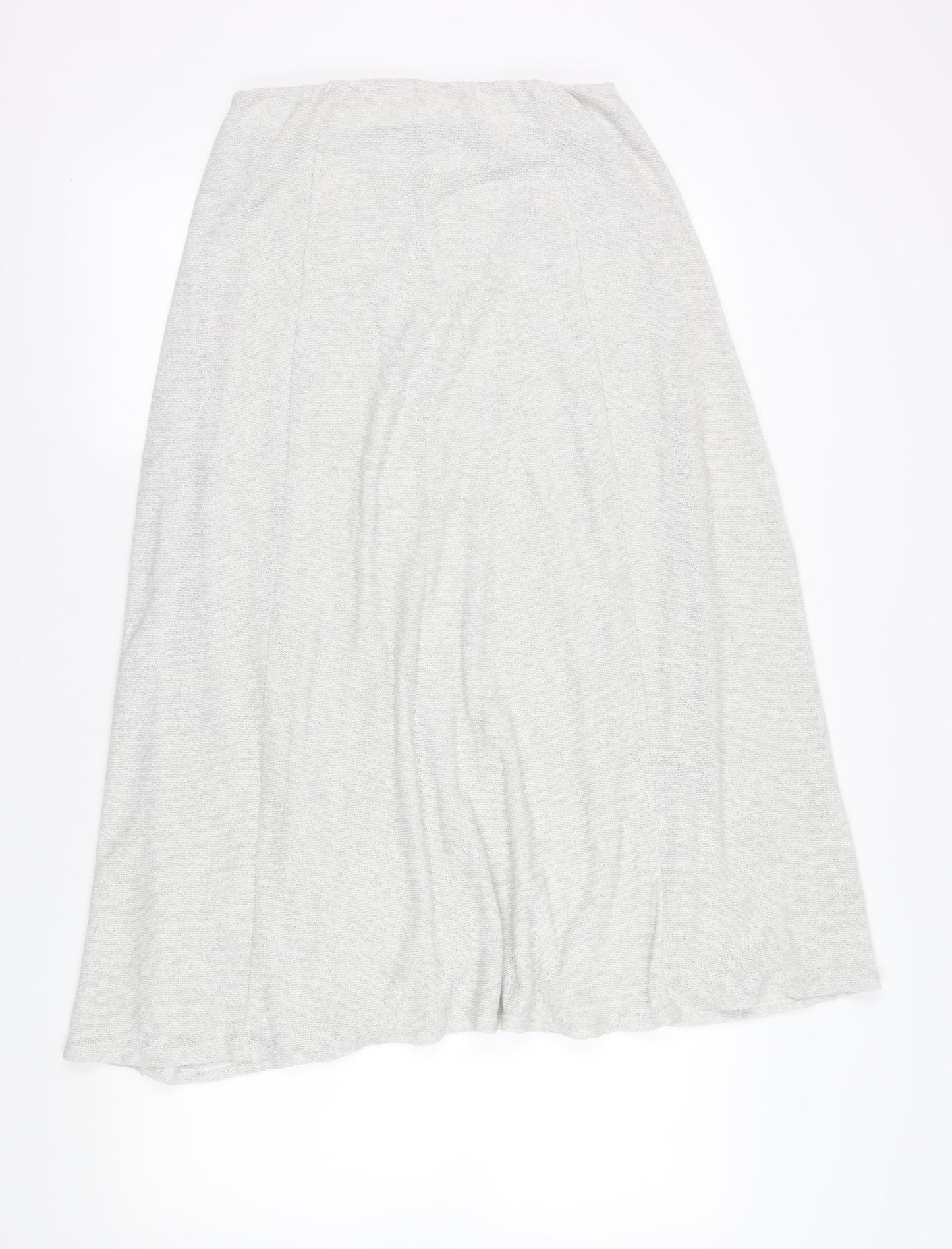 Zara Women's Grey Midi Skirt, Size 12, Casual Wear